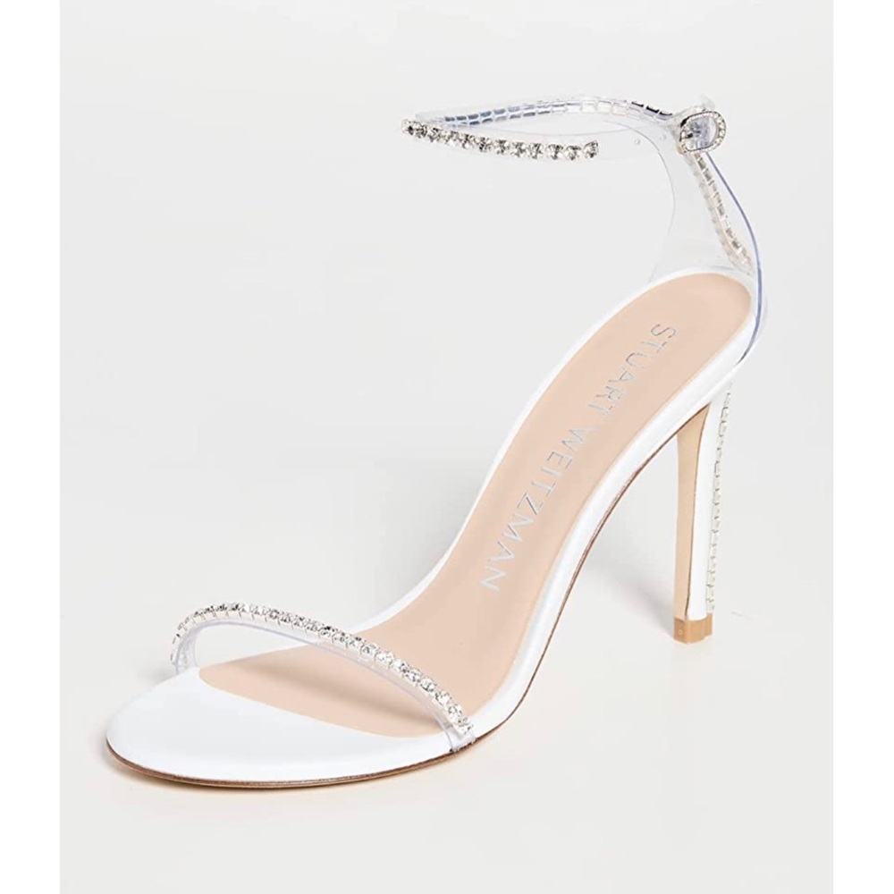 Stuart Weitzman Nudistglam 100 Sandals - Size 6 (36.5)